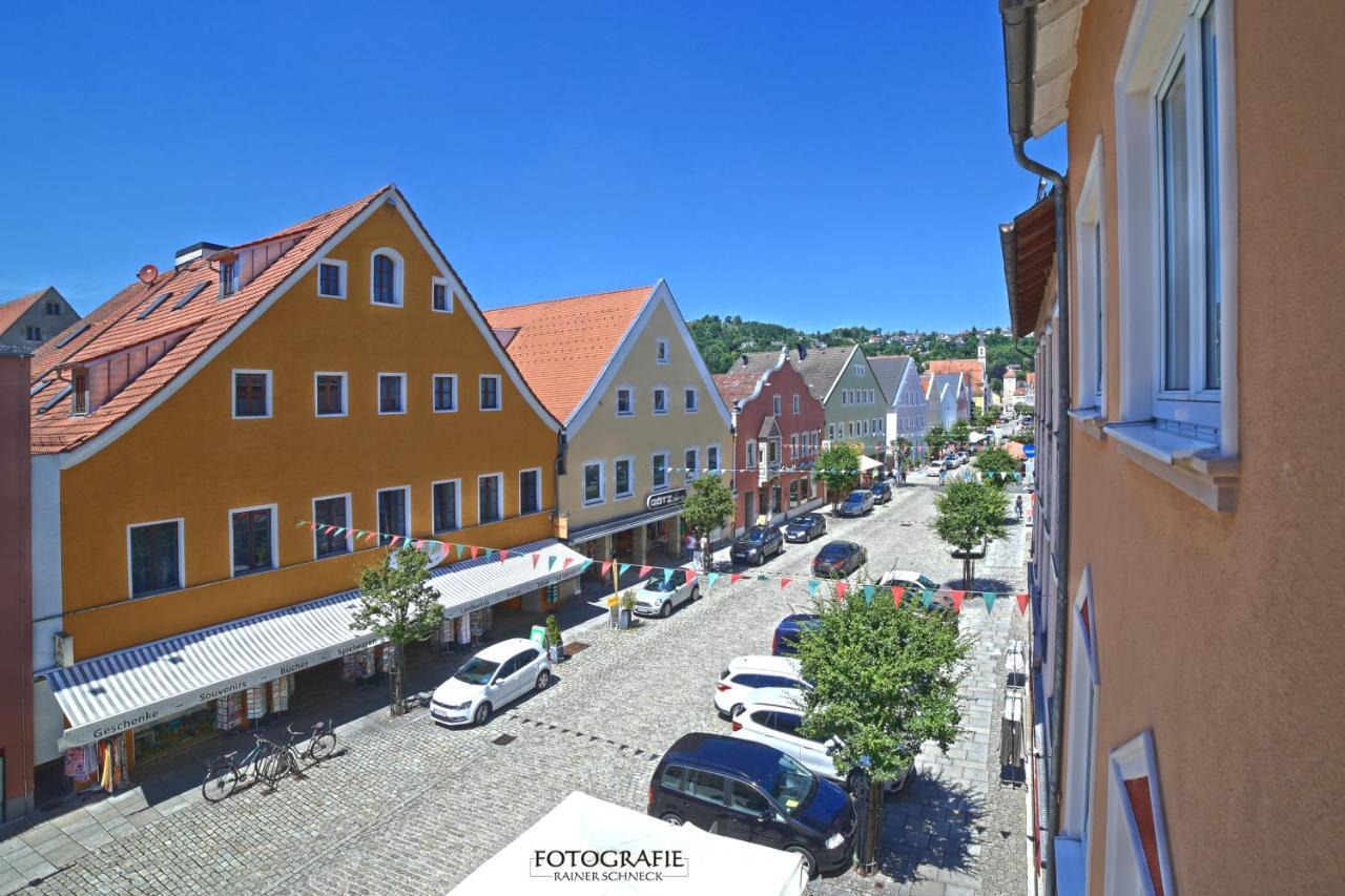 Cafe Am Donautor Hotel Kelheim Luaran gambar